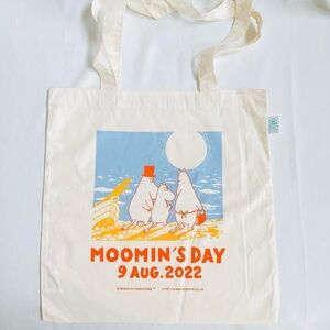NWOT Moomin anniversary 2022 light weight canvas tote shoulder bag